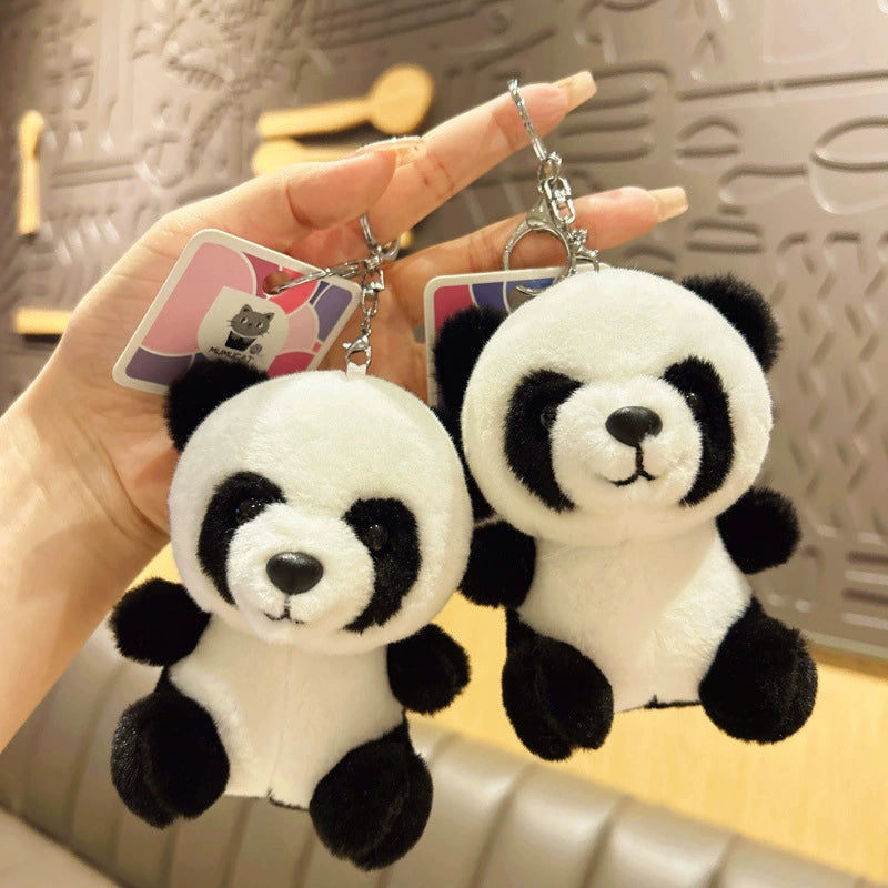 Bamboo Hug Panda Keychain