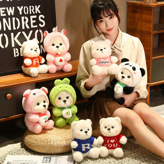 Berry Cute Bear Squad – Soft Plush Toys with Sweet Style