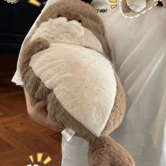 Peluche de criatura marrón Snuggle Ball