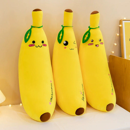 Expressive Banana Plushies – Soft Yellow Cuties