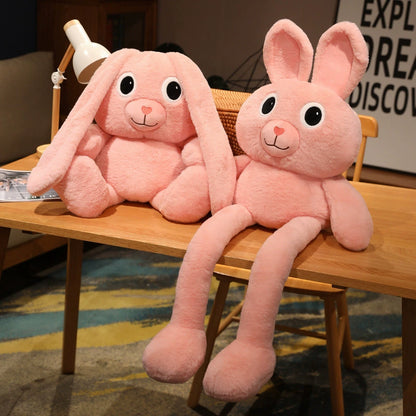 Stretchy Legs Bunny Plush – Pull Ears for Silly Fun