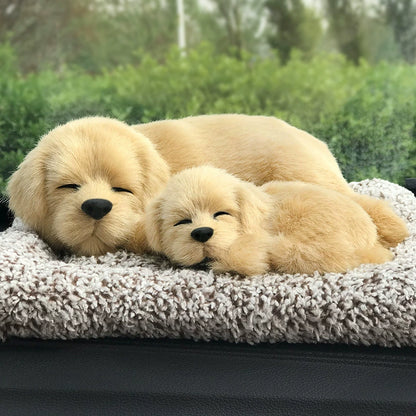 Sleepy Plush Puppy Car Decor – Cozy Ride Buddy & Kawaii Vibes 🐾🚗