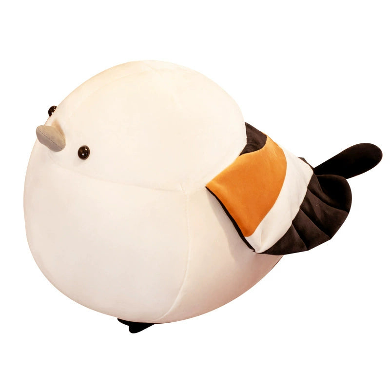 Sweet Chirp Plush Pal – Minimalist White Design