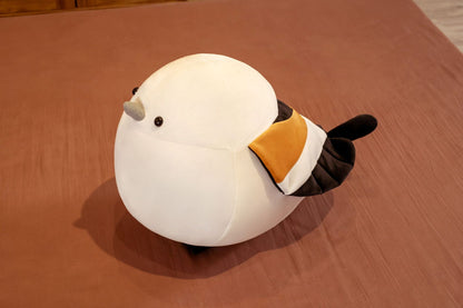 Sweet Chirp Plush Pal – Minimalist White Design