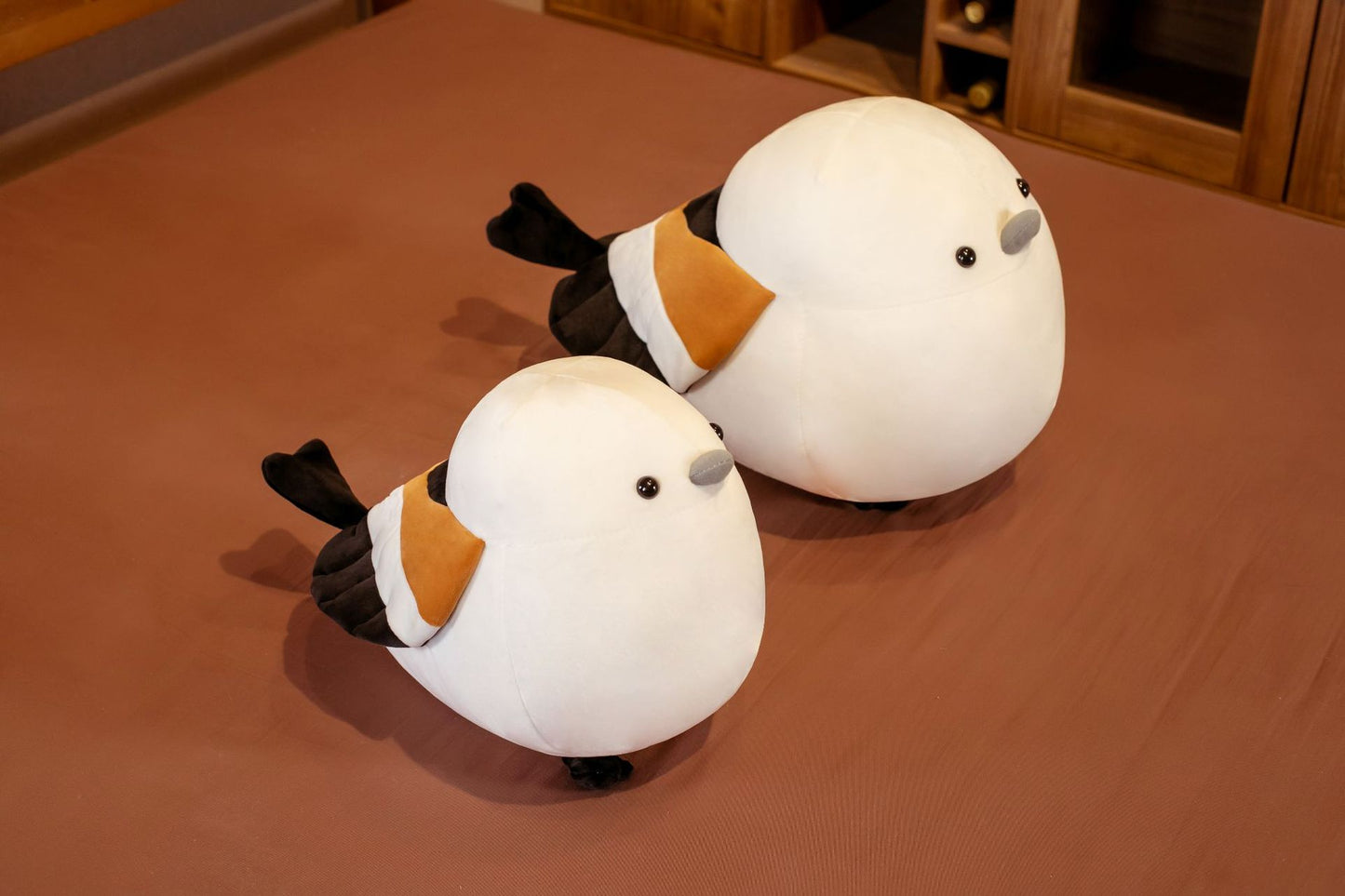 Sweet Chirp Plush Pal – Minimalist White Design