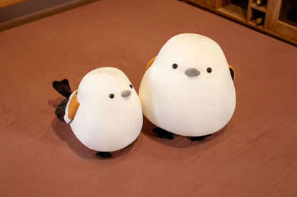 Sweet Chirp Plush Pal – Minimalist White Design