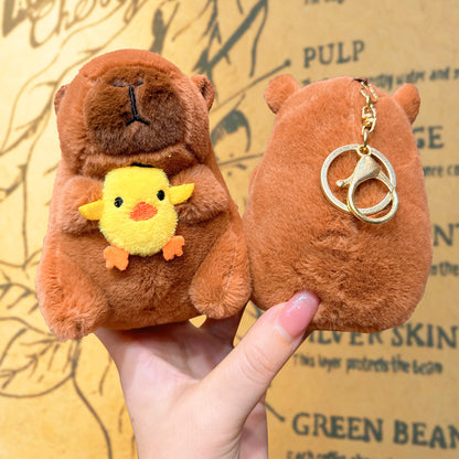 Capybara Plush Keychain | Stress Relief Gift