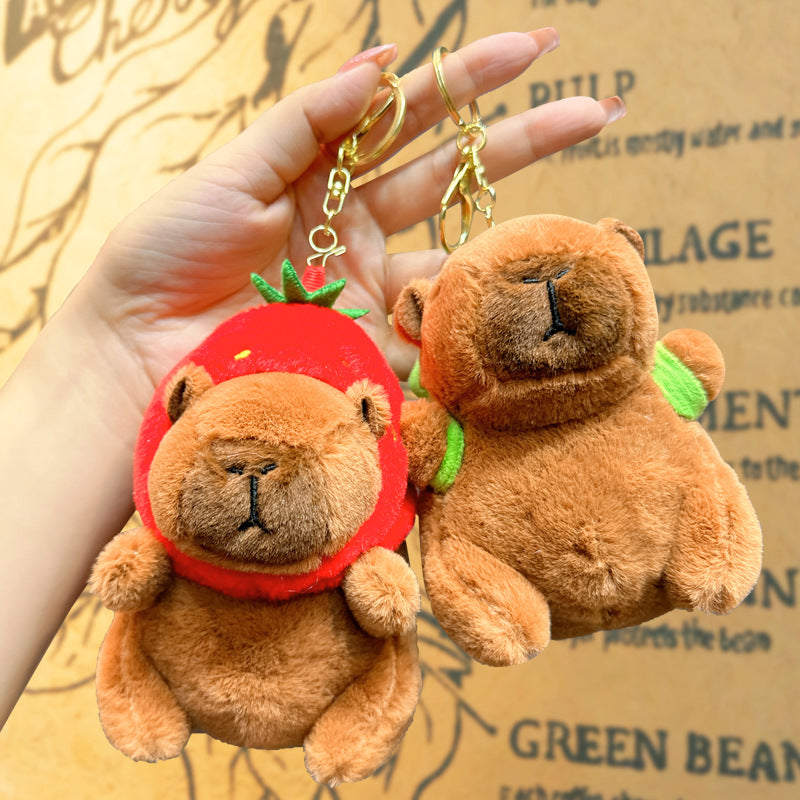 Capybara Plush Keychain | Stress Relief Gift