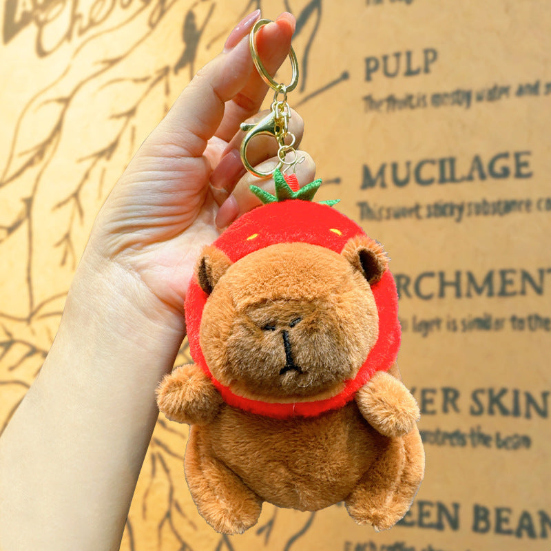 Capybara Plush Keychain | Stress Relief Gift