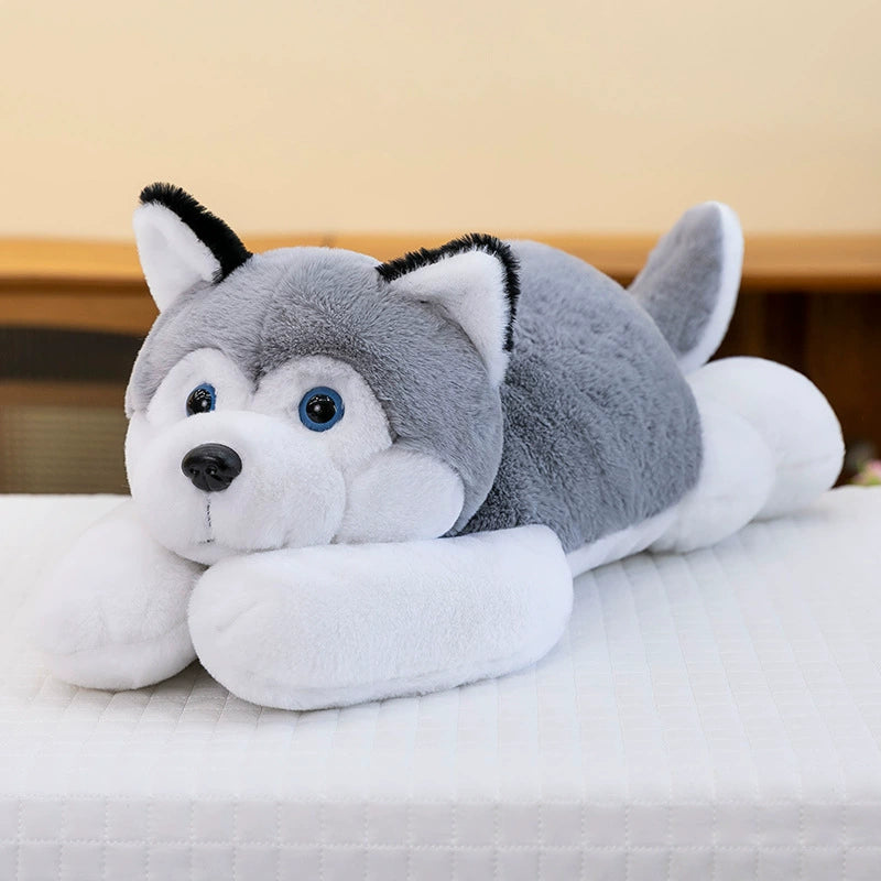 Almohada con meme de husky